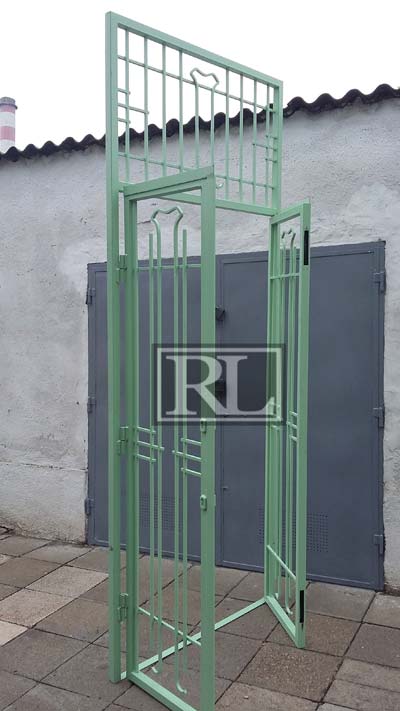 zöld
                  ajtórács